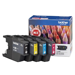 他サイト： brother ブラザーインクカートリッジ4色パック LC12-4PK(2275077)代引不可 送料無料の商品画像