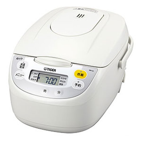 他サイト： TIGER タイガー魔法瓶マイコン炊飯ジャー 炊きたて 5.5合/ホワイト JBH-G101(2541861)送料無料の商品画像