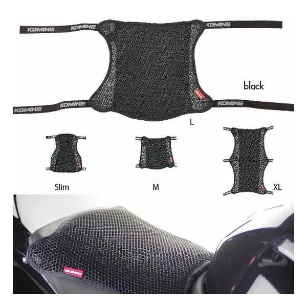 他サイト： KOMINE コミネAK-109 3DAIR M-SEAT COVER A/S BLK XL 09-109/BK/XL(2349の商品画像