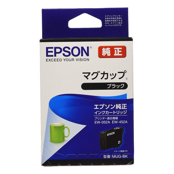 他サイト： EPSON エプソンインクカートリッジ マグカップ ブラック MUGBK(2482535)送料無料の商品画像