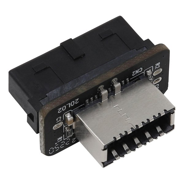 他サイト： AINEX アイネックス内部USB3.0 - フロントUSB Type-Cヘッダー変換アダプタ USB-025(2585290)の商品画像