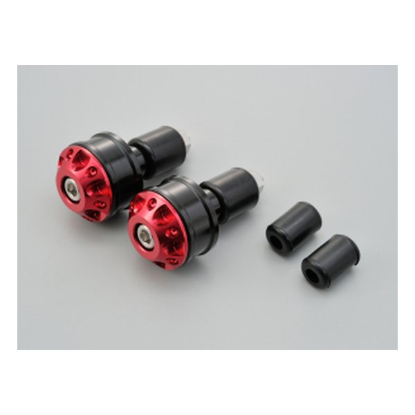 他サイト： DAYTONA デイトナバーエンド アルミヘビーウェイトバーエンド ファインカットType レッド D71959(2295802の商品画像
