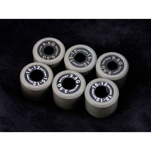他サイト： DAYTONA デイトナプーリーウエイトセット DWRウエイトローラー3個セット φ17×12mm×9g スズキ系 DWRウエイの商品画像