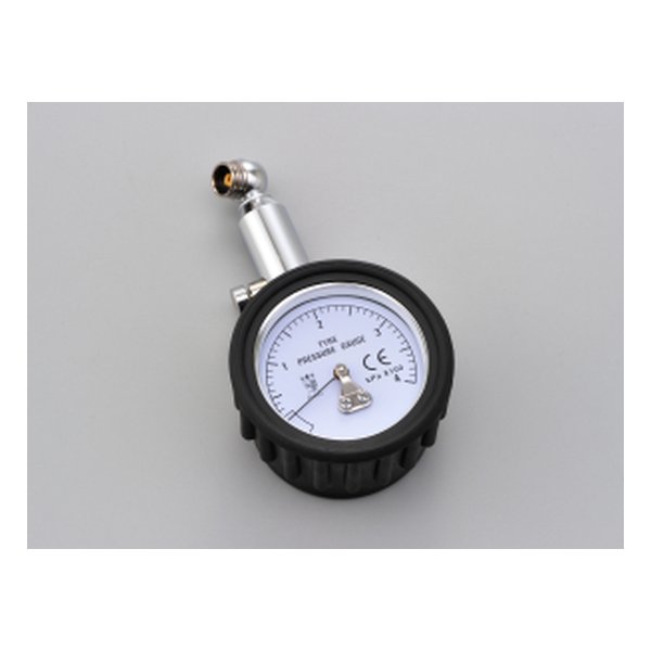 他サイト： DAYTONA デイトナブランド工具 小型タイヤエアゲージ 首振りタイプ D64045(2294560)代引不可の商品画像