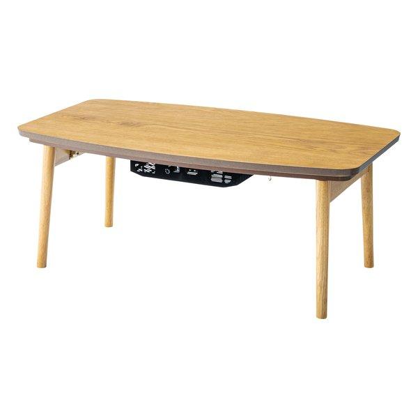 他サイト： 東谷 アズマヤコタツテーブル オーク W90×D50×H36 エルフィ901OAK(2560339)代引不可の商品画像