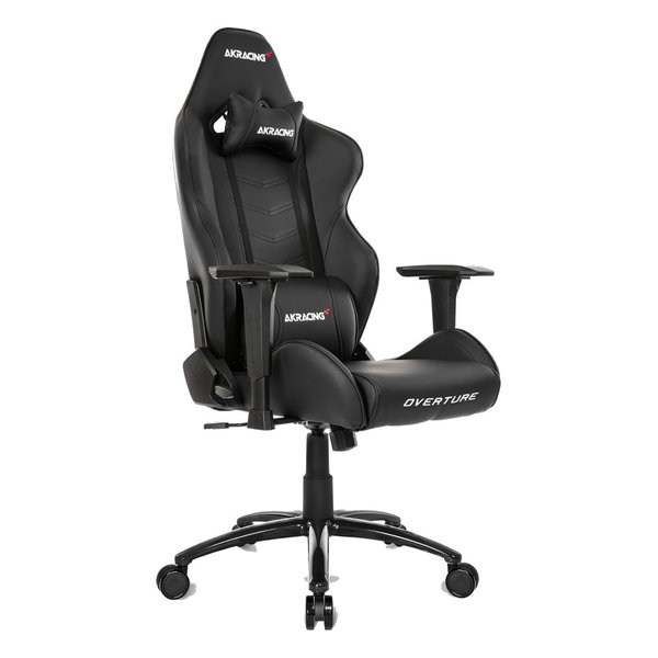 他サイト： AKRacing エーケーレーシングゲーミングチェア Overture Gaming Chair Black ブラック AKR-の商品画像