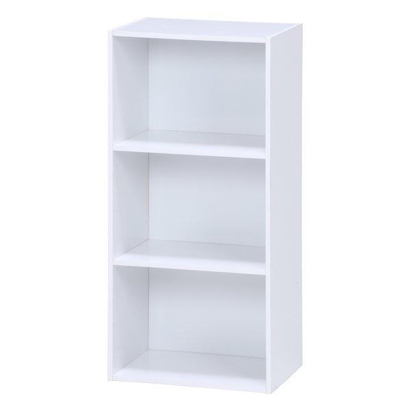 他サイト： 不二貿易 フジボウエキカラーボックス 3段 幅41.8cm ホワイト HP943(2542982)代引不可の商品画像