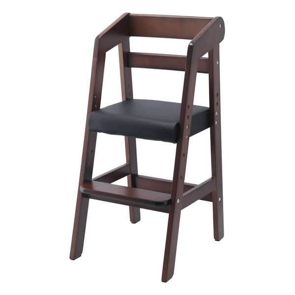 他サイト： 不二貿易 フジボウエキ木製ベビーチェアー ダークブラウン HS-ETY02(2542989)代引不可の商品画像