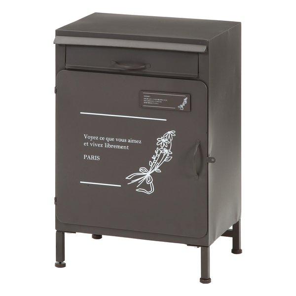 他サイト： 不二貿易 フジボウエキ宅配ボックス マーガレット 鍵穴付き グレー XBS211164GY(2543526)代引不可の商品画像