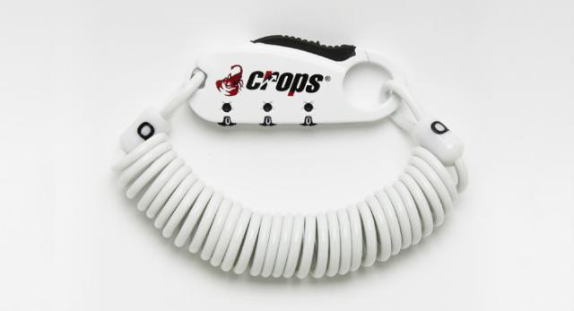 他サイト： CROPS クロップスQ3ダブルループワイヤーロック ホワイト CP-SPD08WH(2325987)代引不可の商品画像