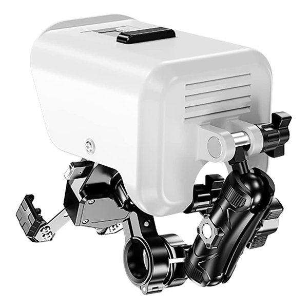 他サイト： kaedear カエディアサンバイザー セパレート汎用 25.4mmボール ホワイト スマホホルダー別売り KDRV1MW(25の商品画像