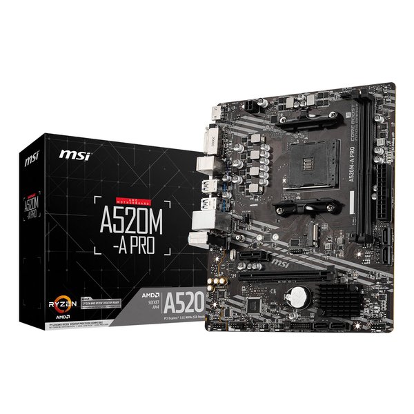 他サイト： MSI エムエスアイDOS/Vマザーボード A520M-A PRO(2501462)送料無料の商品画像