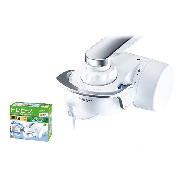 他サイト： 東レ TORAY浄水器 トレビーノ スーパータッチ904V 蛇口連結型 高除去タイプ カートリッジ1個付 SX904V(2588の商品画像