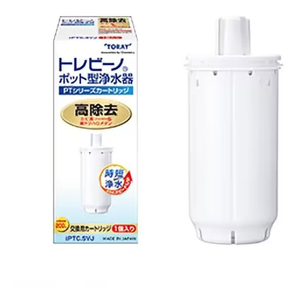 他サイト： 東レ TORAY交換用カートリッジ トレビーノ PTシリーズ 時短・高除去タイプ/1個入り PTC.SVJ(2588198)代引の商品画像