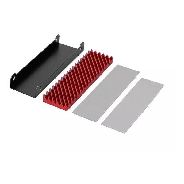 他サイト： Owltech オウルテックEXTREME COOL M2+ 2280 SSD用 両面実装/片面実装対応 アルミ製両面ヒートシンの商品画像