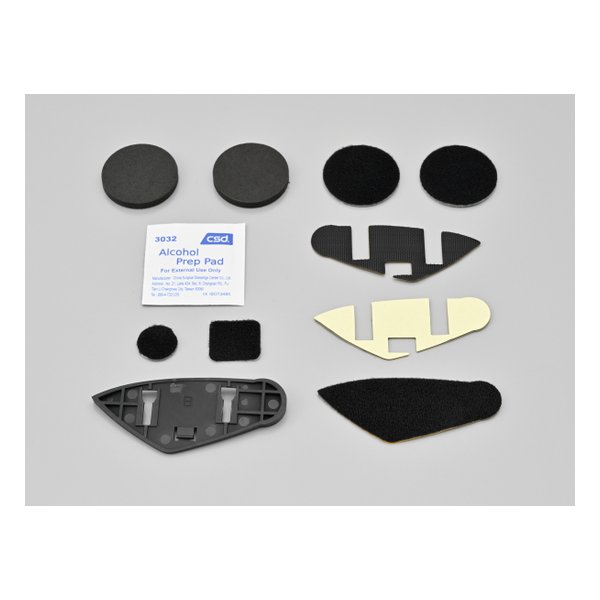 他サイト： DAYTONA デイトナインカム DT-E1用 補修品 ヘルメットマウントセットB 23327(2552948)代引不可の商品画像