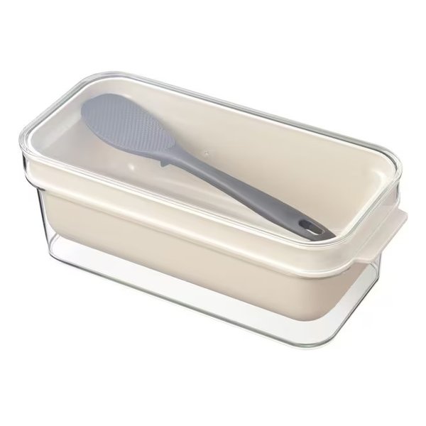 他サイト： AUX(オークス)ぬかどこボックス 容量1kg/スリット穴/しゃもじ付 LES3201(2623320)送料無料の商品画像