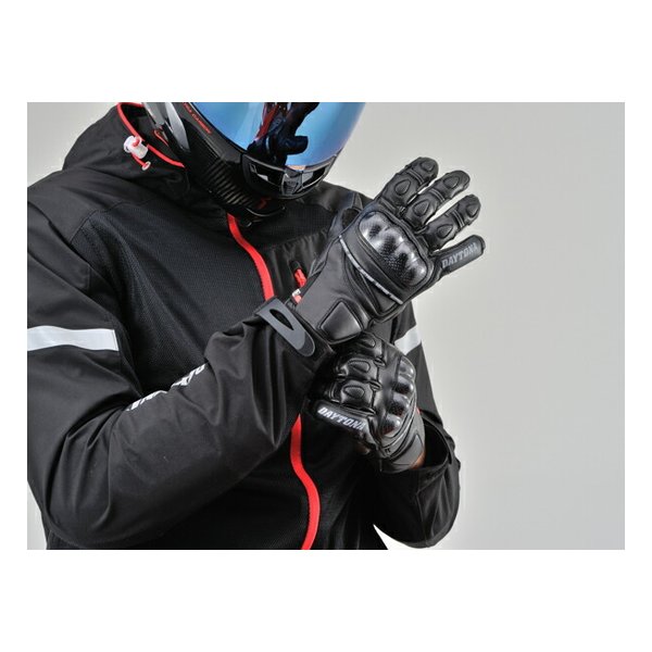 他サイト： DAYTONA デイトナバイクグローブ HBG-036 スポーツショートグローブ ブラック Mサイズ D99223(249302の商品画像