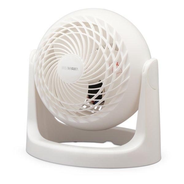 他サイト： IRIS OHYAMA アイリスオーヤマサーキュレーター マカロン型/8畳/ACモーター/上下首振り/ホワイト PCF-MKM1の商品画像
