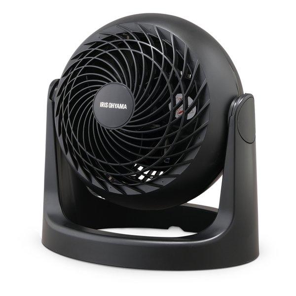 他サイト： IRIS OHYAMA アイリスオーヤマサーキュレーター マカロン型/8畳/ACモーター/上下首振り/ブラック PCF-MKM1の商品画像
