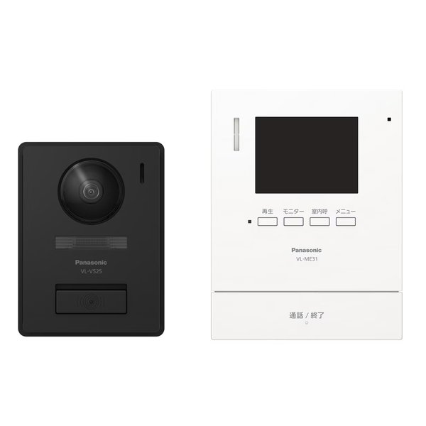他サイト： Panasonic パナソニックテレビドアホン 1-2タイプ 電源直結式 VL-SE31XL(2646966)送料無料の商品画像