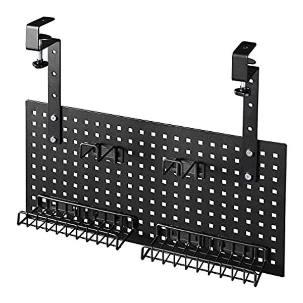 他サイト： Bauhutte バウヒュッテケーブルオーガナイザー 幅500×奥行77×高さ290〜460mm/ブラック BHP-C500-Bの商品画像