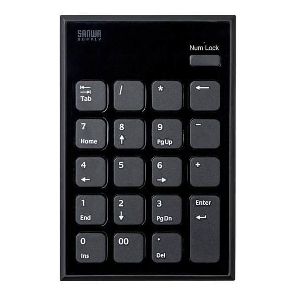 他サイト： SANWA SUPPLY サンワサプライBluetoothテンキー NT-BT21BK(2657917)送料無料の商品画像