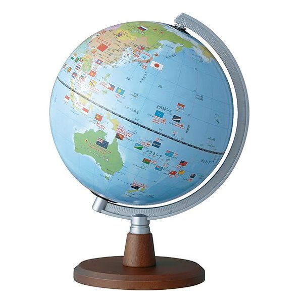 他サイト： レイメイ藤井 レイメイフジイしゃべる国旗付き地球儀 スタンダード 球径20cm/行政タイプ/音声機能 OYV46(2658512の商品画像