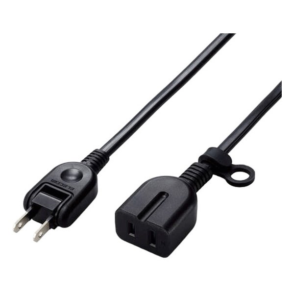 他サイト： ELECOM エレコム延長タップ/スタンダード/ホコリ防止シャッター付/2.0m/ブラック T-X01-2120BK(26615の商品画像