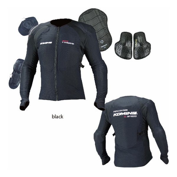 他サイト： KOMINE コミネSK-693 CE ARMORED TOP INNERWEAR L 04-693/BK/L(2357346)の商品画像