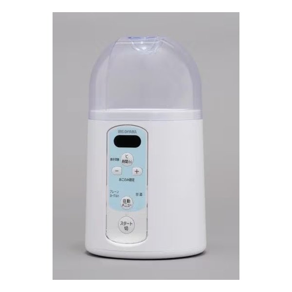他サイト： IRIS OHYAMA アイリスオーヤマヨーグルトメーカー 専用容器900ml/牛乳パック1000ml/ホワイト IYM-014の商品画像