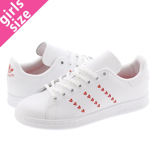 stan smith white lush red