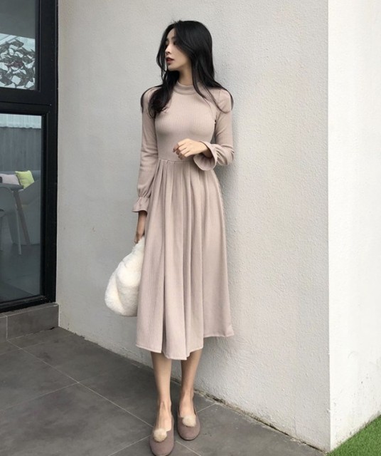 心に強く訴えるワンピース ピンク ベージュ 最高の花の画像