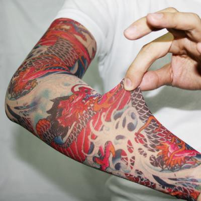 タトゥースリーブ 5種 和彫り風 Tattoo Sleeves アームウォーマーの通販はau Pay マーケット Four Ring Eye