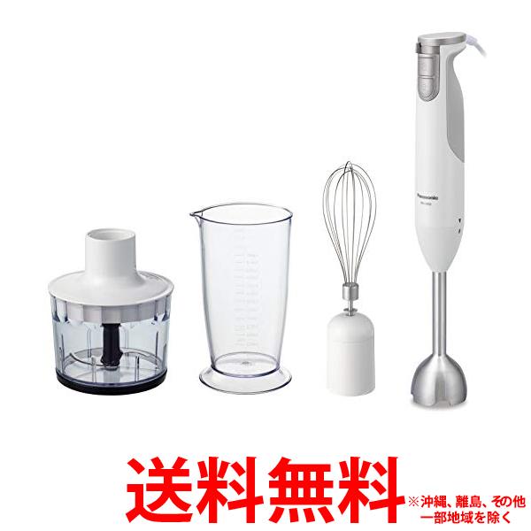 他サイト： Panasonic ハンドブレンダ? MX-S302-W 4枚刃 1台4役(混ぜる/つぶす/きざむ/泡立て)離乳食 速度調整 誤の商品画像
