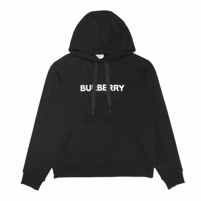 バーバリー BURBERRY パーカー レディース 8054386 フード付 長袖パーカー BLACK ブラック｜au PAY マーケット