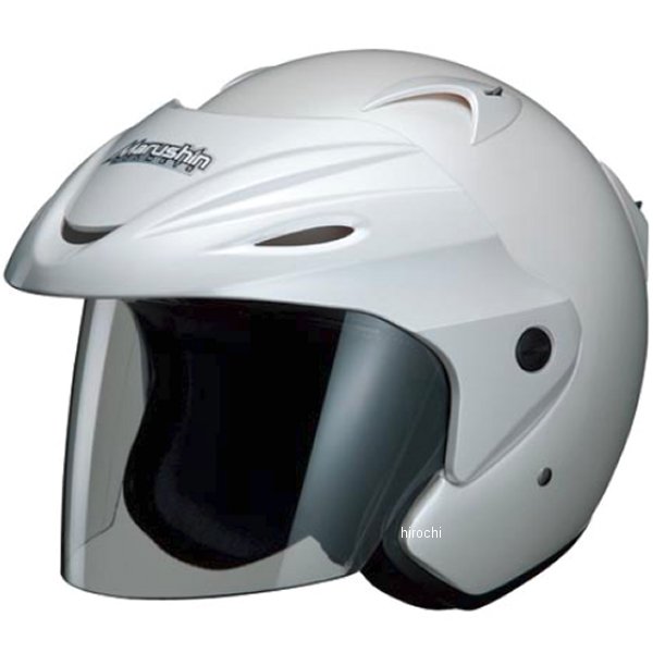 他サイト： マルシン工業 Marushin ジェットヘルメット M-380 パールホワイト フリーサイズ(57-60cm未満) WO店の商品画像