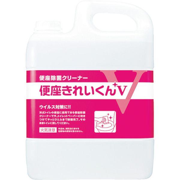 他サイト： サラヤ(株) サラヤ トイレ用洗剤・除菌剤 便座きれいくんV 容量5L 502743238-TN WO店の商品画像