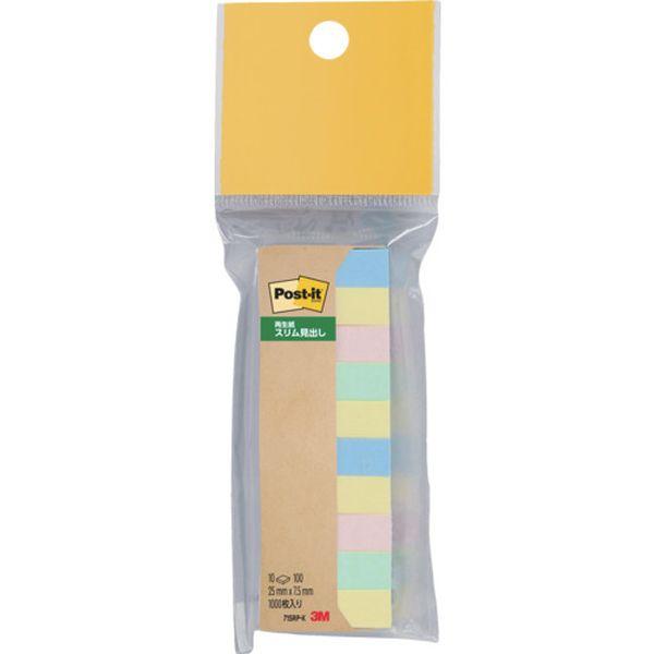 他サイト： 715RPK  スリーエム 3M ポスト・イット(R) 25X7.5mm 100枚X10パッド 4色入り 715RP-K WO店の商品画像