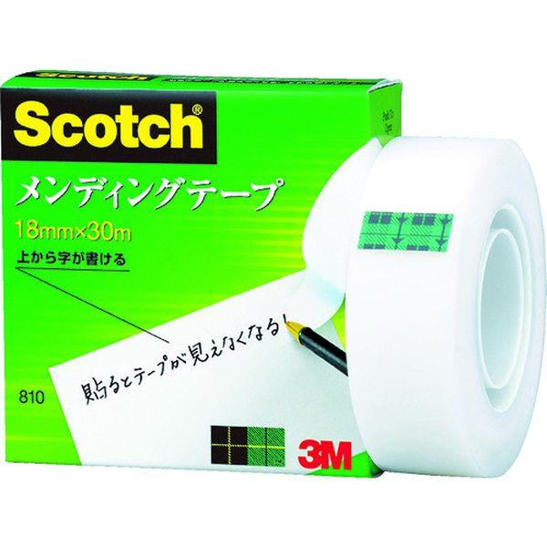 他サイト： 810118  スリーエム 3M メンディングテープ 18mmX30m 巻芯径25mm 810-1-18 WO店の商品画像