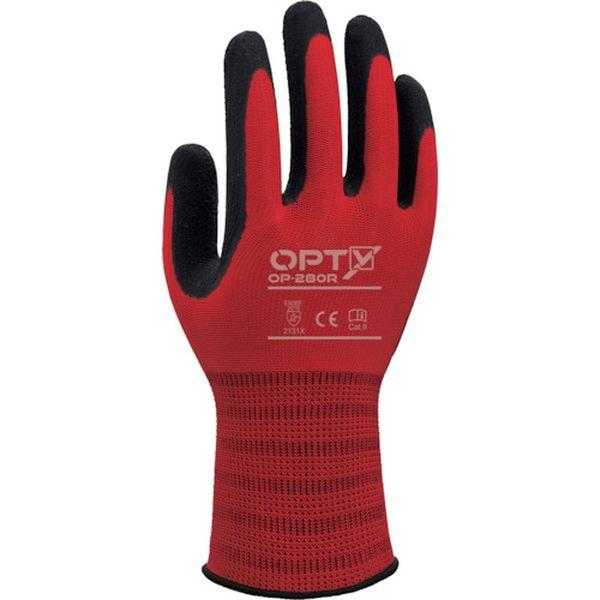 他サイト： ASOP280RM (株)ウィード Weed 天然ゴム背抜き手袋 OPTY OPー280R Mサイズ(5双入) ASOP280Rの商品画像