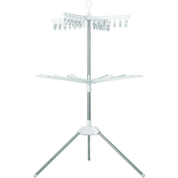 他サイト： CLS132R  アイリスオーヤマ(株) IRIS 531691ステンレス室内物干しパラソル2段 CLS132R-TN WO店の商品画像