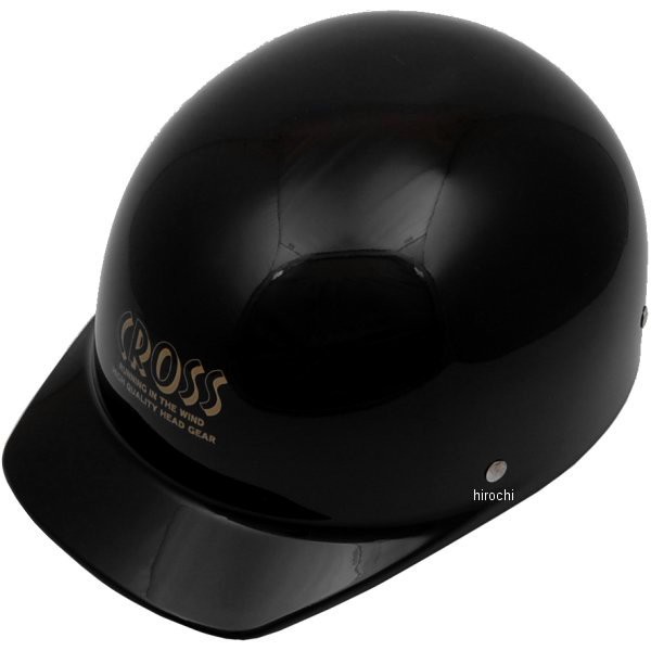 他サイト： CR-680 リード工業 ハーフヘルメットクロス 黒 フリーサイズ (57cm-60cm) CR-680-BK WO店の商品画像