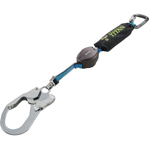 他サイト： HLHS130 サンコー(株) タイタン REELOCKmini 小型軽量ロック機構付き巻取式シングルランヤード HLHS130の商品画像