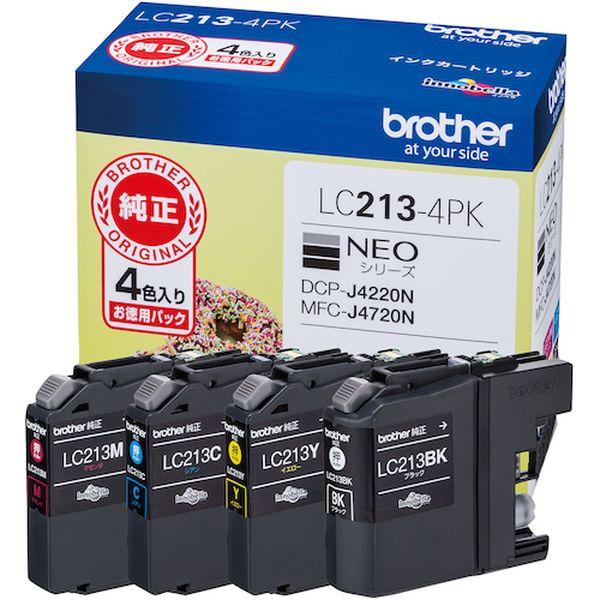 他サイト： LC2134PK  ブラザー工業(株) ブラザー インクカートリッジ 4色パック LC2134PK-TN WO店の商品画像