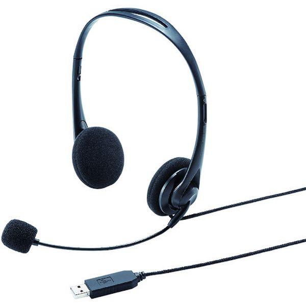 他サイト： MMHSU09BK  サンワサプライ(株) SANWA USBヘッドセット MMHSU09BK-TN WO店の商品画像