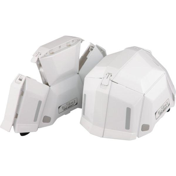 他サイト： NO.101WH 東洋物産工業(株) トーヨーセフティ 防災用 折りたたみヘルメット BLOOM2 ホワイト NO-101WH-の商品画像