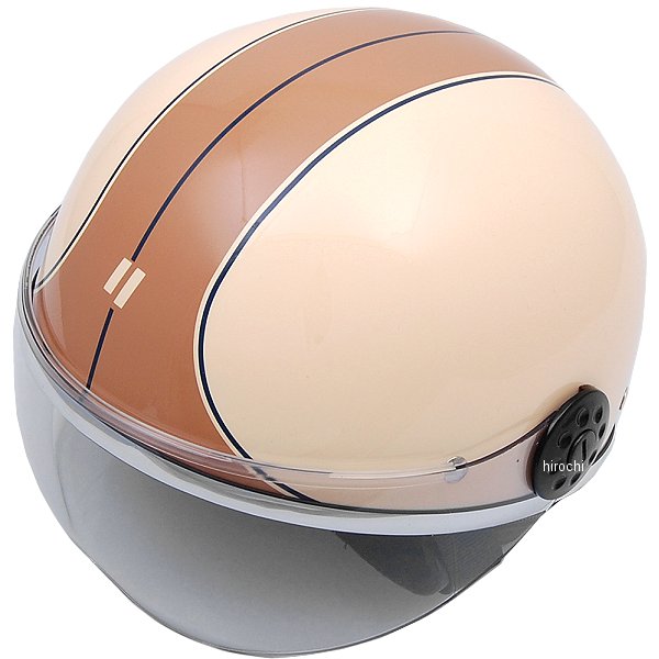 他サイト： O-ONE リード工業 ヘルメット アイボリー/茶 フリーサイズ(57cm-60cm) O-ONE-IV-BR WO店の商品画像