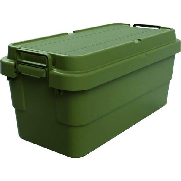 他サイト： ODCF70  トラスコ中山(株) TRUSCO トランクカーゴ フラット天板仕様 70L ОD色 ODCF-70 WO店の商品画像
