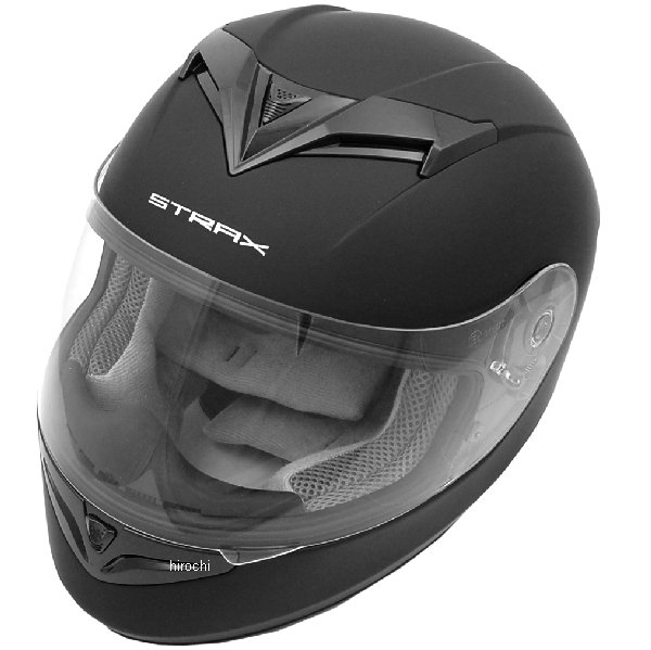 他サイト： SF-12 リード工業 ヘルメット ストラックス STRAX 黒(つや消し) Mサイズ (57cm-58cm) SF-12-MBの商品画像